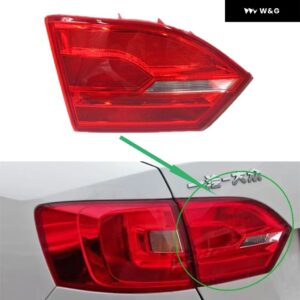 VW SAGITAR JETTA 2012 2013 2014 テールライト テールライト アセンブリ オートリア ブレーキライト ウィンカー リバース フォグランプ - inner 1 Pcs Left