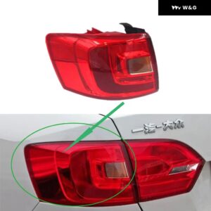 VW SAGITAR JETTA 2012 2013 2014 テールライト テールライト アセンブリ オートリア ブレーキライト ウィンカー リバース フォグランプ - Out 1 Pcs Left