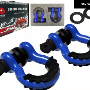 オフロード車用シャックル ボウフック 車用U字フック 牽引バー トヨタ FJクルーズ トレーラーフック アメリカンスタンダードシャックル - L 19t