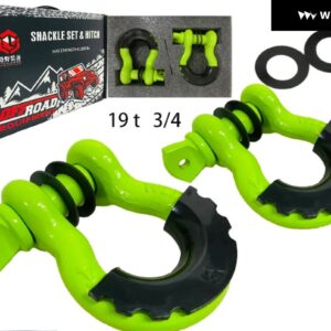 オフロード車用シャックル ボウフック 車用U字フック 牽引バー トヨタ FJクルーズ トレーラーフック アメリカンスタンダードシャックル - L 19t7