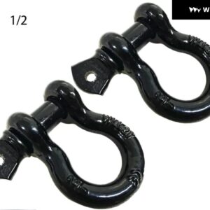 オフロード車用シャックル ボウフック 車用U字フック 牽引バー トヨタ FJクルーズ トレーラーフック アメリカンスタンダードシャックル - S 8t2