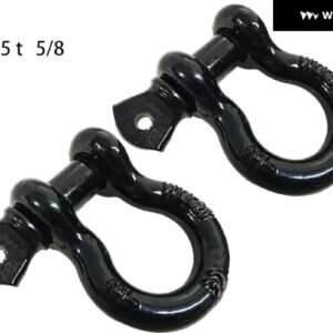 オフロード車用シャックル ボウフック 車用U字フック 牽引バー トヨタ FJクルーズ トレーラーフック アメリカンスタンダードシャックル - M 15t3