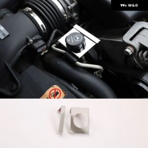 車用 ボンネット コンパートメント ステンレス キット シボレー コルベット C6 2004-13 車用ブレーキオイルポット バッフル 装飾 カバー アクセサリー - steering oiler