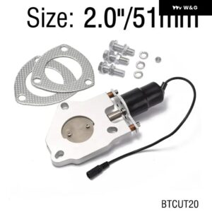 2インチ/2.25インチ/2.5インチ/2.75インチ/3インチ/3.5インチ 電動排気カットアウト バルブ リモート コントロール モーターキット フォード マスタング GT - 2 Inch