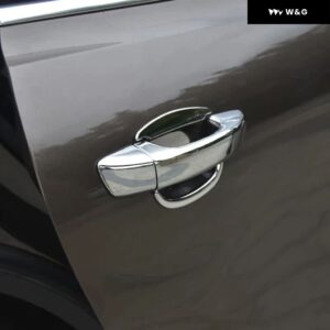 VW TOUAREG ハンドル ドアハンドル ABS 装飾 ステッカー ドアハンドル 2011-2018 TOUAREG 外装 装飾 カスタム - A and B