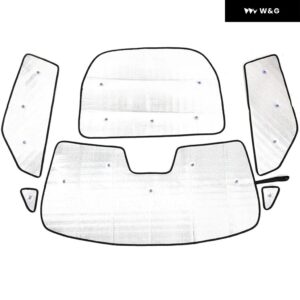 日産 フェアレディZ RZ34 400Z 2022+ 車用 フロントガラス サンシェード カバー 紫外線防止アルミホイル/シルバーテープ 内装アクセサリー - aluminum foil 6 pcs