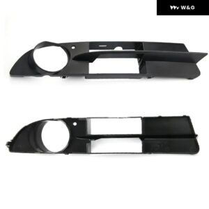 BMW E60 2004 - 07 フォグランプ カバー 車用 フォグランプ ベントベース オート スタイリング フロント バンパー ドライビング フォグランプ サポート - 2 Pcs Left and Right