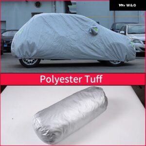 フィアット 500 2011-2023 車カバー 屋内屋外用 日焼け止め 熱 UV 雪 日焼け防止 防塵 ポリエステル タフ カバー - Style 1