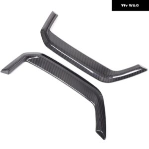 車用リアロアバー バンパー サイドリップ トリム ストリップ BMW 5シリーズ I5 G60 スポーツ バージョン 2024-2025 カーボンカバー アクセサリー - Dry Carbon