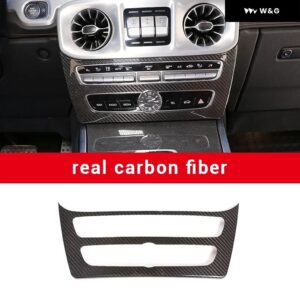 ABSカーボンカー スタイリング センター コントロール モード フレーム トリム カバー メルセデスベンツ GワゴンG クラス W463 2019-22カーアクセサリー - Dry Carbon