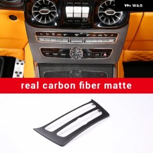 ABSカーボンカー スタイリング センター コントロール モード フレーム トリム カバー メルセデスベンツ GワゴンG クラス W463 2019-22カーアクセサリー - Dry Matt Carbon
