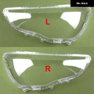 三菱 ASX 2013 - 18 ヘッドライト カバー ランプシェード ク リアランプ シェード ヘッドランプ シェルレンズ プレキシガラス - 2PCS Left and Right
