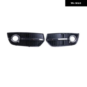 アウディ Q5 2009 - 12 フォグランプ カバー 車用 フォグランプ ベントベース フロント バンパー ドライビング フォグランプ サポート - 2 Pcs Left and Right