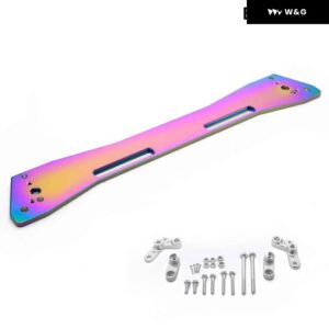 リアロアサブ フレーム 補強ブレース シビック 92-95 EGシャーシ ゴールド シルバー レッド ブルー パープル ブラック ネオクローム EG-RB-02 - Neochrome