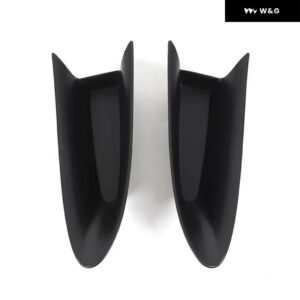 ABSブラック車ドア アームレスト ハンドル 収納 ボックス 日産 370Z 2009-2020センター コントロール 収納 トレイコンテナアクセサリー - Style 1