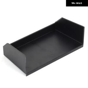 ABSブラック車ドア アームレスト ハンドル 収納 ボックス 日産 370Z 2009-2020センター コントロール 収納 トレイコンテナアクセサリー - style 2