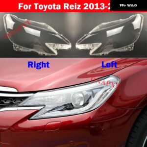フロントカー カバー ヘッドライト ガラスランプシェード シェルランプクリアカバー トヨタ レイズ2013 2014 2015 - Left