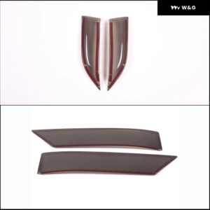 ABS ブラック 車用バックミラー ウィンカー リア フォグランプ カバー ステッカー キャデラック エスカレード 2021-2023 オートアクセサリー - Style 3