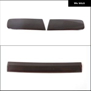 ABS製 車用ハイ マウント ブレーキライト トヨタ ランドクルーザー プラド 2010-2023年式 リア フォグランプ ブラックフィルム オートアクセサリー - Style 3