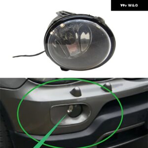 車用 フォグランプ BMW E53 X5 2004~2006 オート フォグランプ クリア カーフロント バンパー グリル ドライビング フォグランプ - Right Side