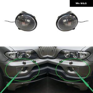 車用 フォグランプ BMW E53 X5 2004~2006 オート フォグランプ クリア カーフロント バンパー グリル ドライビング フォグランプ - A Pair