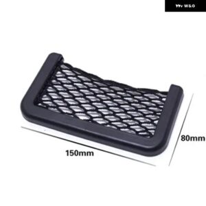 日産 キャシュカイ デュアリス 2007-2013 J10 カーシートバック 収納 ネットバッグ スマホ ホルダー トランク ネット オーガナイザー ポケット - 15cm