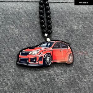 レーシング スタイル クリエイティブカーモデルカーバックミラー ペンダントカーペンダント インテリア アクセサリーエンジェルオーナメントオート - E design