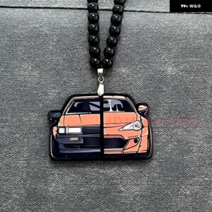 レーシング スタイル クリエイティブカーモデルカーバックミラー ペンダントカーペンダント インテリア アクセサリーエンジェルオーナメントオート - C design