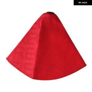 汎用 スタイル BRIDE RE ファブリック ギア シフト ノブ ブーツ カバー レーシング シフト ノブカバー カラー カーアクセサリー - RE red