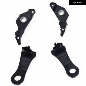 車用フロント ヘッドライト BMW 5シリーズ E60 E61 ヘッドランプ リペアキット ブラケット クリップ 63126949634 63126949633 63126941478 63126942478 - 4pcs