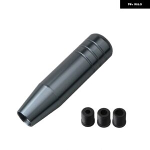 汎用 オート13CM 18CM長さ マニュアル 車 ギア シフト ノブアルミ ギア シフト ノブレーシングカー シフト ギアノブ3 アダプター 付き - 13cm Titanium