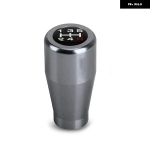 汎用 5速 マニュアル トランス ミッション ショートスロー ギア シフト ノブヘッド7CMスタイリッシュなアルミ シフター レバー ギア シフター ヘッド - Titanium 7cm