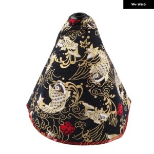 汎用 アクセサリー 150MM カタナ サムライソード シフト ノブ シフター ファッション キャンバス ギア シフト ノブ ブーツ カバー アダプター 付き - style 6