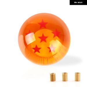 汎用 オート シフト ノブ レア スターボールZ オレンジボール 直径54MM ギア シフト ノブ 1-7 スター - 6 STARS