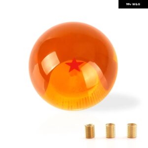 汎用 オート シフト ノブ レア スターボールZ オレンジボール 直径54MM ギア シフト ノブ 1-7 スター - 1 STARS