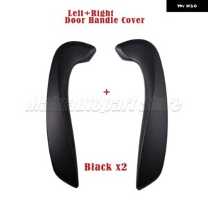 車内装フロント左 右インナー ドアハンドル カバー 付き 197012651 ルノー メガーヌ 3 III フルエンス 2008-2016 809600015R - Handle Cover-Black 2