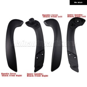 車内装フロント左 右インナー ドアハンドル カバー 付き 197012651 ルノー メガーヌ 3 III フルエンス 2008-2016 809600015R - 4pcs