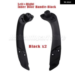 車内装フロント左 右インナー ドアハンドル カバー 付き 197012651 ルノー メガーヌ 3 III フルエンス 2008-2016 809600015R - Inner Handle-Black 2