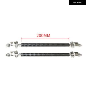 レーシングカーボンフロントスプリッター サポート ロッド バンパー リップスプリッター ディフューザー ストラットロッドタイ サポート バー150MM 200MM - 20cm