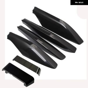 ルーフレールラックエンドキャップ カバー トリム 交換 LEXUS GX470 2003-09 カーアクセサリー - 6pcs