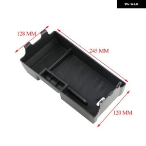 車用センター コンソール アームレスト 収納 ボックス トレイ メルセデス ベンツ E クラス 2016-2019 内装整理コンテナ ホルダー アクセサリー - Rubber pad