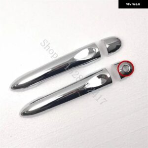 ルノー フルエンス 2009-2017 ABS クローム カー ドアハンドル カバー トリム スタイリング アクセサリー 2010-16 - 2Dr 1 key no button
