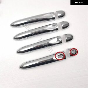 ルノー メガーヌ 3 MK3 III 2008-14 2016 ABS クローム カー ドアハンドル カバー トリム スタイリング アクセサリー - 4Dr 1 key 1 button