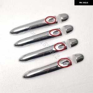 ルノー メガーヌ 3 MK3 III 2008-14 2016 ABS クローム カー ドアハンドル カバー トリム スタイリング アクセサリー - 4Dr no key 4 buttons