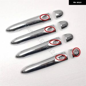 ルノー メガーヌ 3 MK3 III 2008-12~2015 ABS クローム ハンドルカバー トリム アクセサリー ステッカー カー スタイリング - 4Dr 1 key 4 buttons