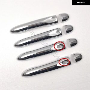 ルノー メガーヌ 3 MK3 III 2008-12~2015 アクセサリー ステッカー カー スタイリング ABS クローム ハンドルカバー トリム - 4Dr no key 2 buttons