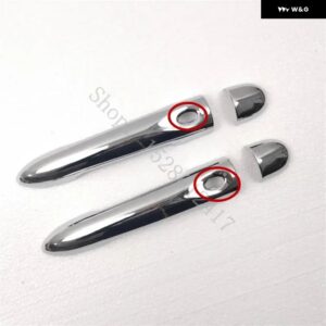 ルノー メガーヌ 3 MK3 III 2008-12~2015 アクセサリー ステッカー カー スタイリング ABS クローム ハンドルカバー トリム - 2Dr no key 2 buttons