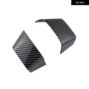 日産 ティーダ 2004-2010 ヴァーサ ノート シルフィ 2006-2019 リヴィナ 車用 ステアリングホイール パネル カバー トリム アクセサリー - ABS carbon fibre