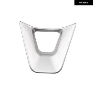 車 ステアリングホイール ボタン パネル カバー トリム ステッカー トヨタ RAV4カローラE210アバロン2019-2023カーアクセサリー - 1Pc 6 Clock Silver