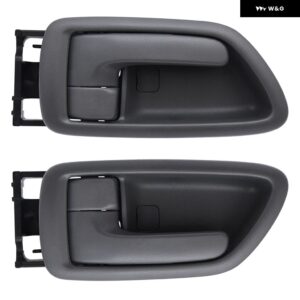 左右内装 ドアハンドル トヨタ セコイア 2001-2007 タンドラ 2004-2006 アバロン 2000-2004 69206-0C030 69205-0C030 - GRAY RIGHT